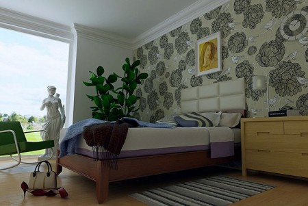 Tapeta alternatywą dla malowania ścian