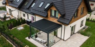 Nowoczesna pergola tarasowa